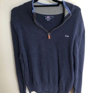 Vineyard Vines Men’s pullover quarter zip sweater